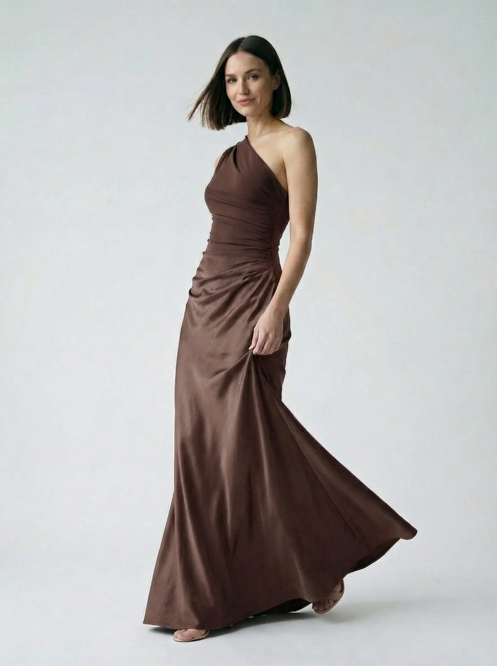 Women Dress | Maxi One Shoulder Dress