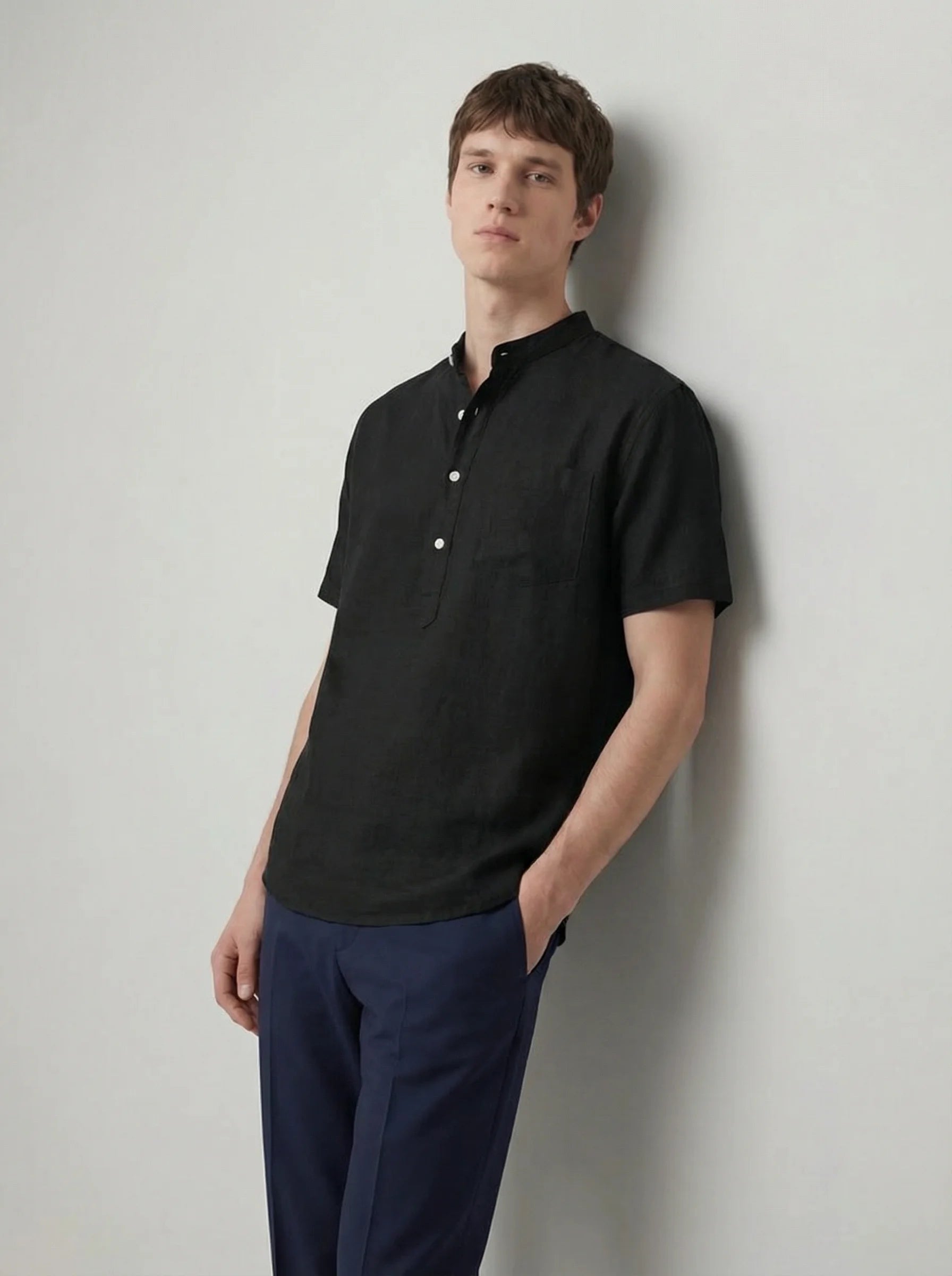Mens Casual Shirt | Loose Fit Beach Shirt