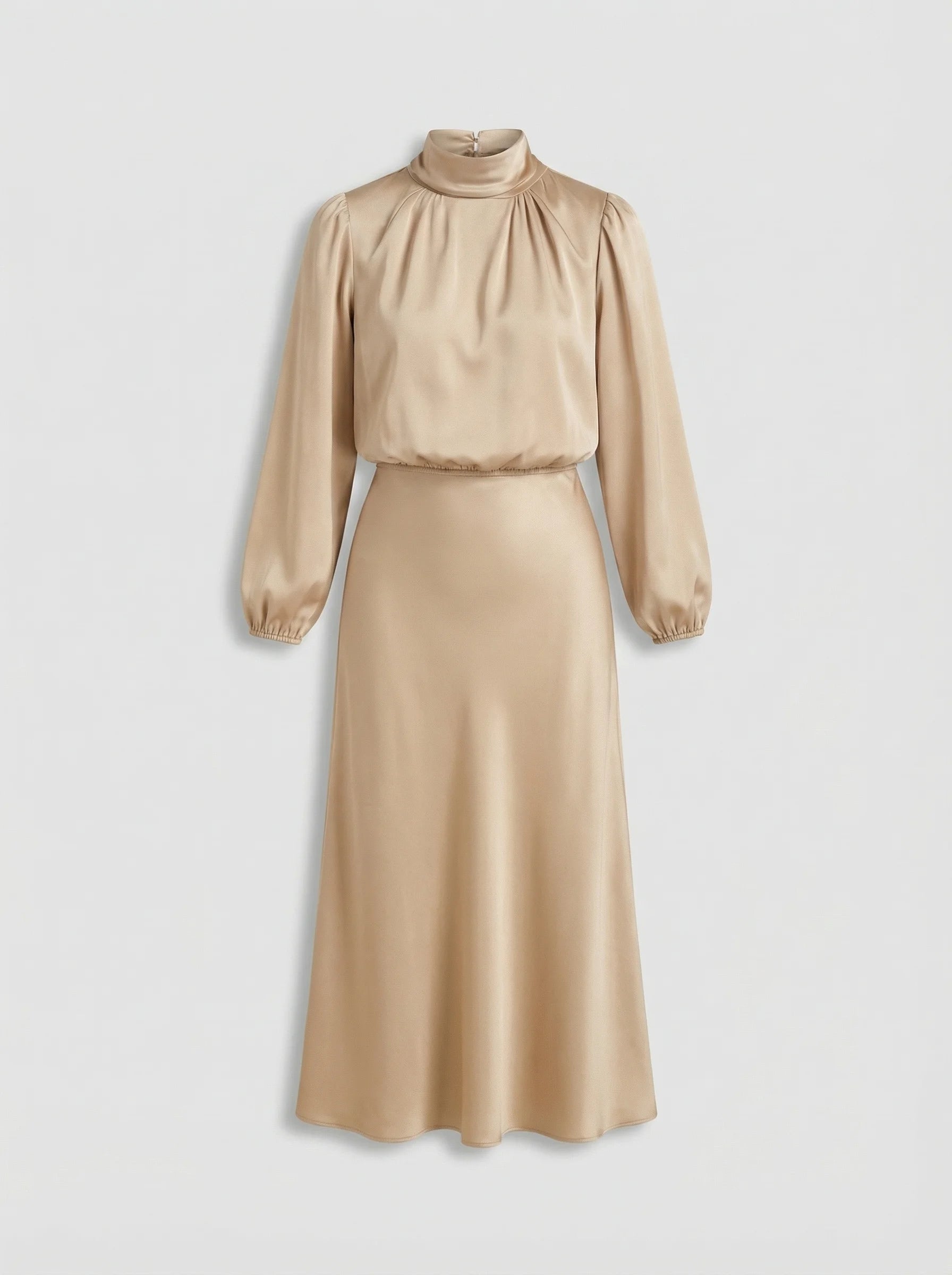 Women Dress | Midi Dress With Sleeves