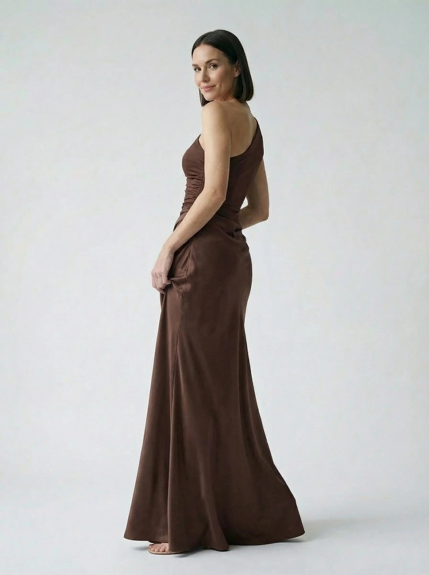 Women Dress | Maxi One Shoulder Dress