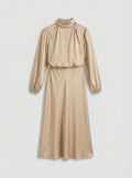 Women Dress | Midi Dress With Sleeves