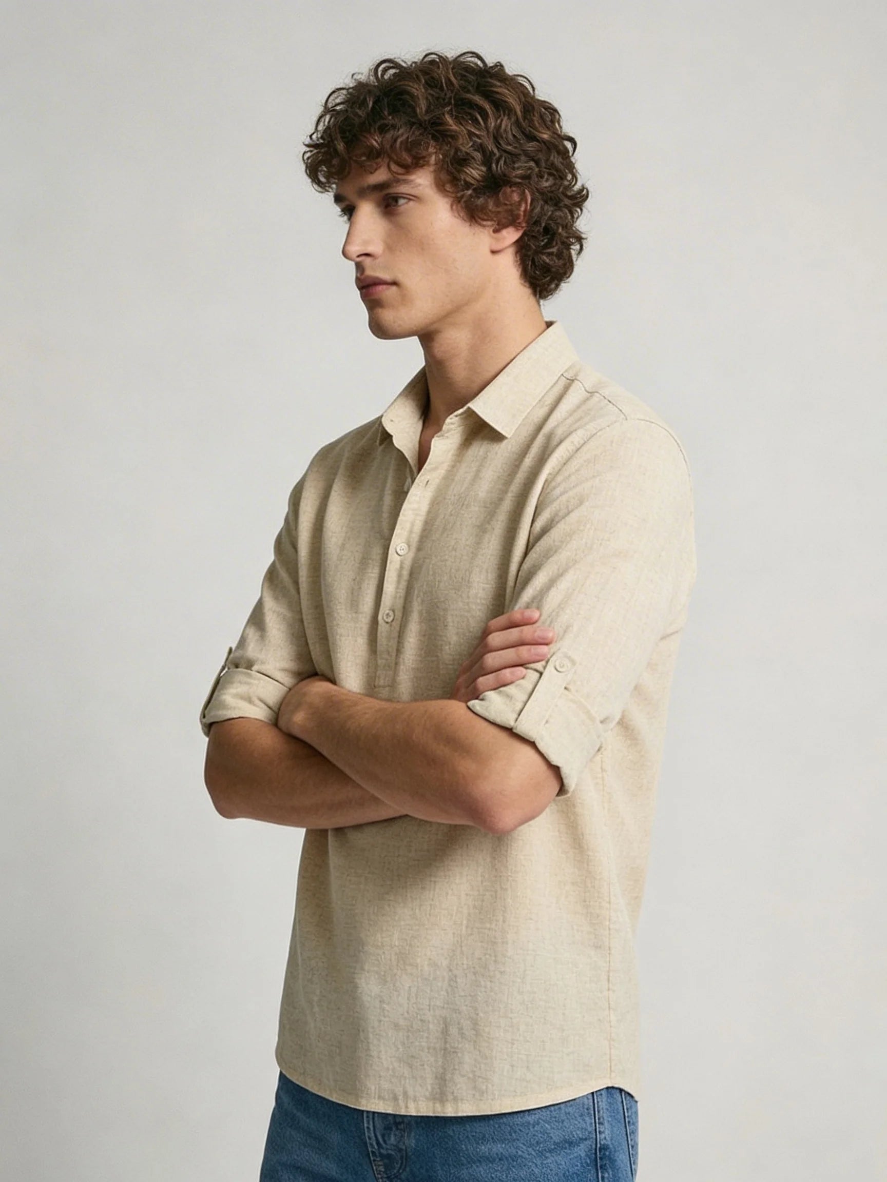 Mens Polo Shirt | Long Sleeve Polo Shirt