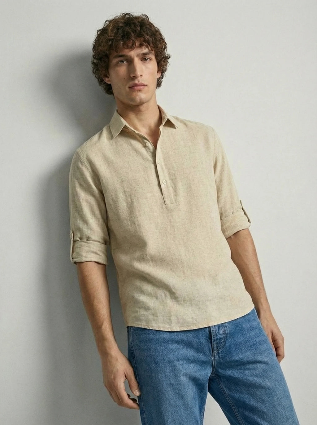Mens Polo Shirt | Long Sleeve Polo Shirt