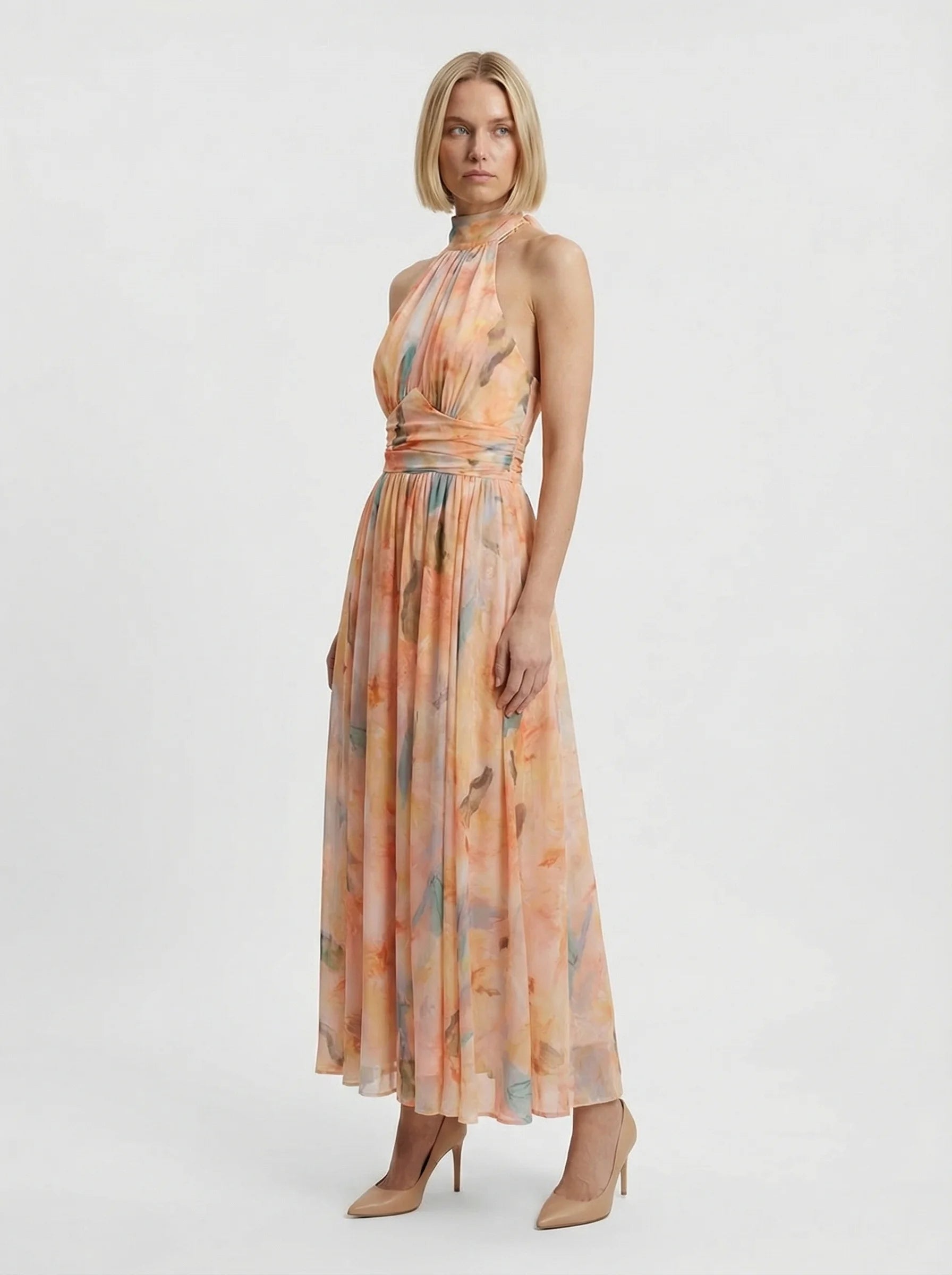 Women Dress | Halter Neck Summer Dress