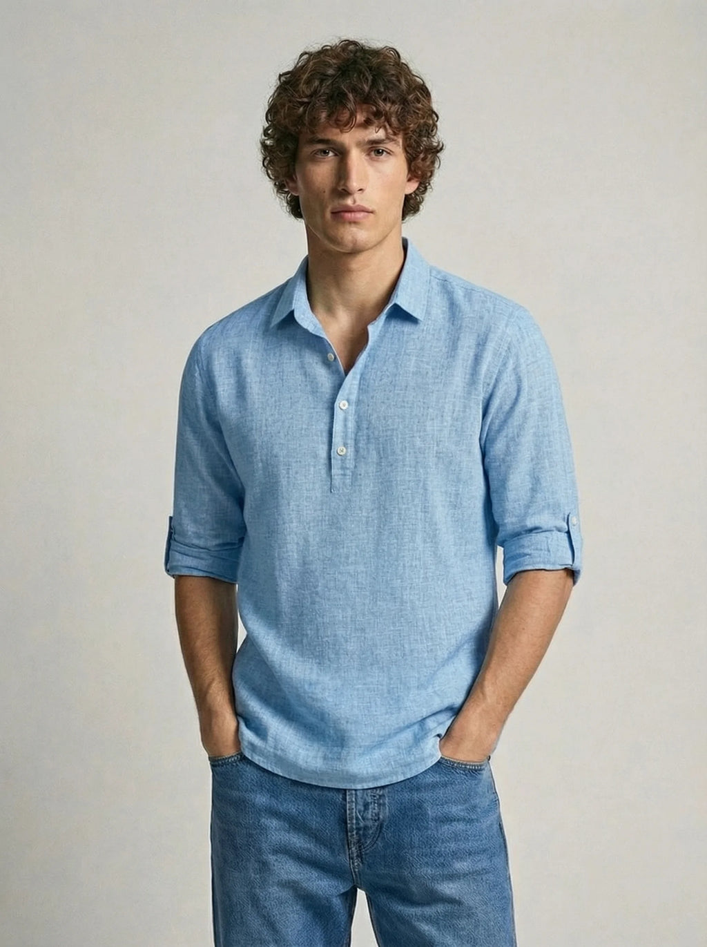 Mens Polo Shirt | Long Sleeve Polo Shirt