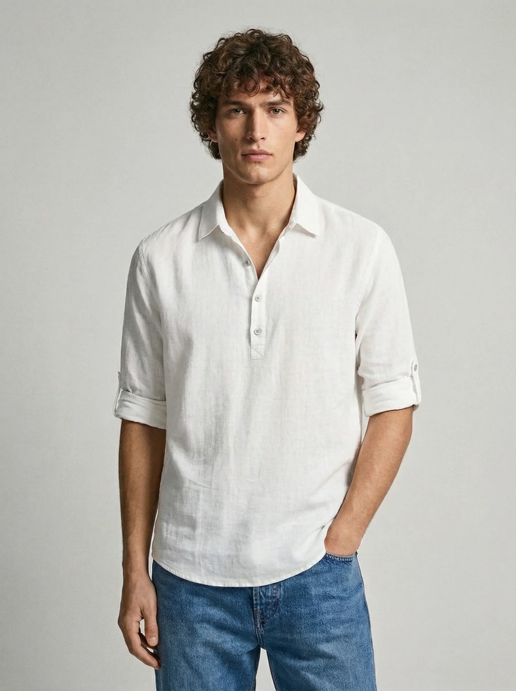 Mens Polo Shirt | Long Sleeve Polo Shirt