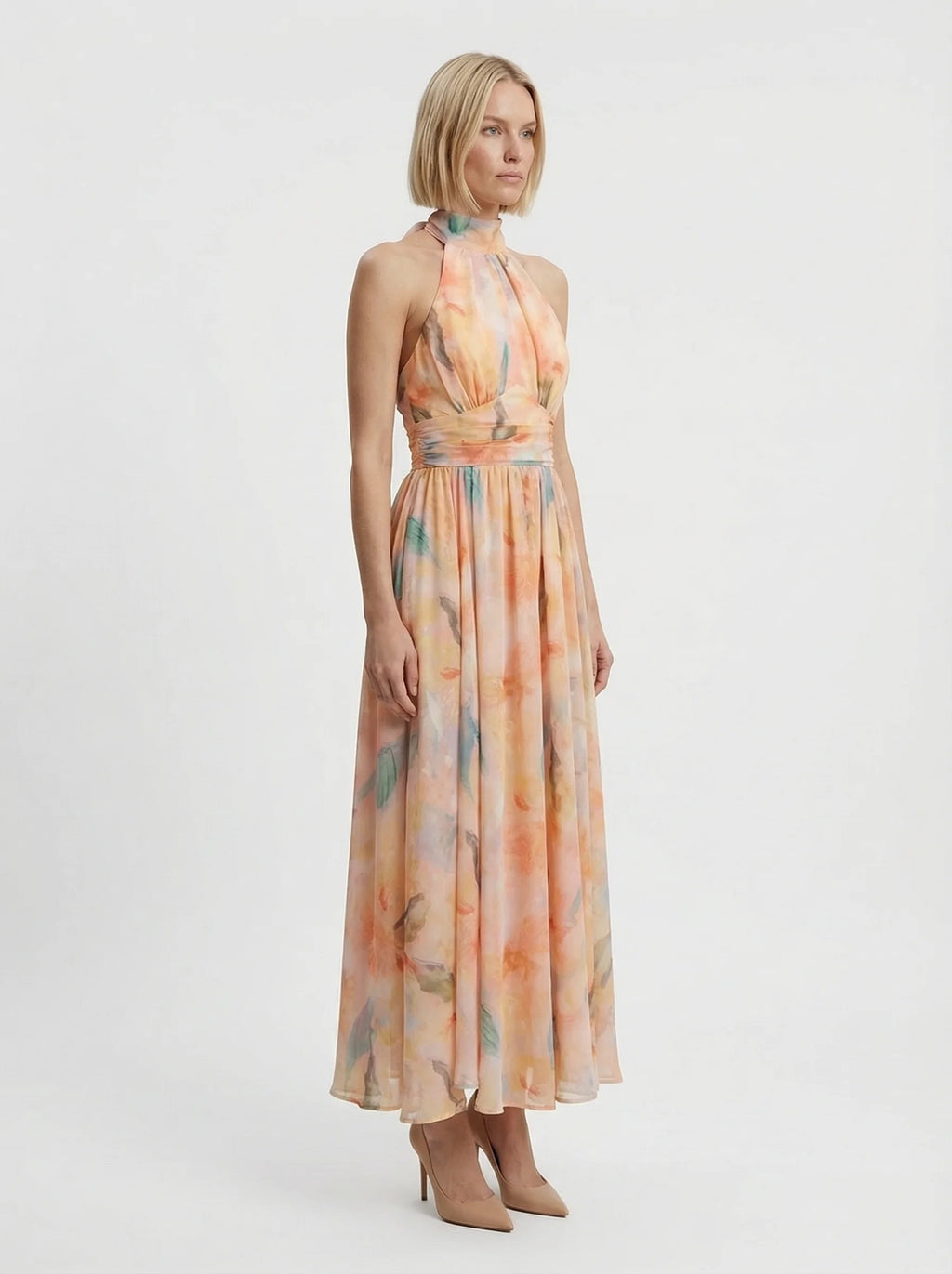 Women Dress | Halter Neck Summer Dress