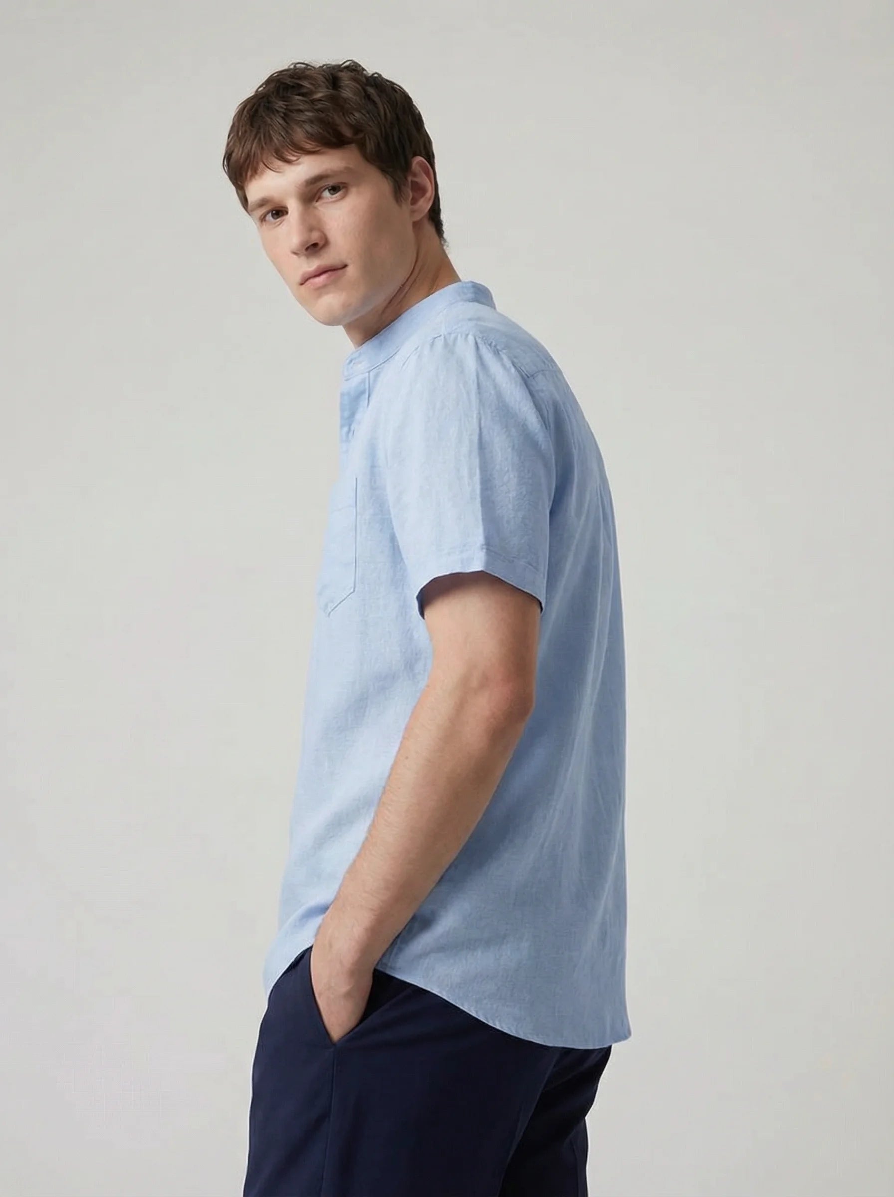 Mens Casual Shirt | Loose Fit Beach Shirt