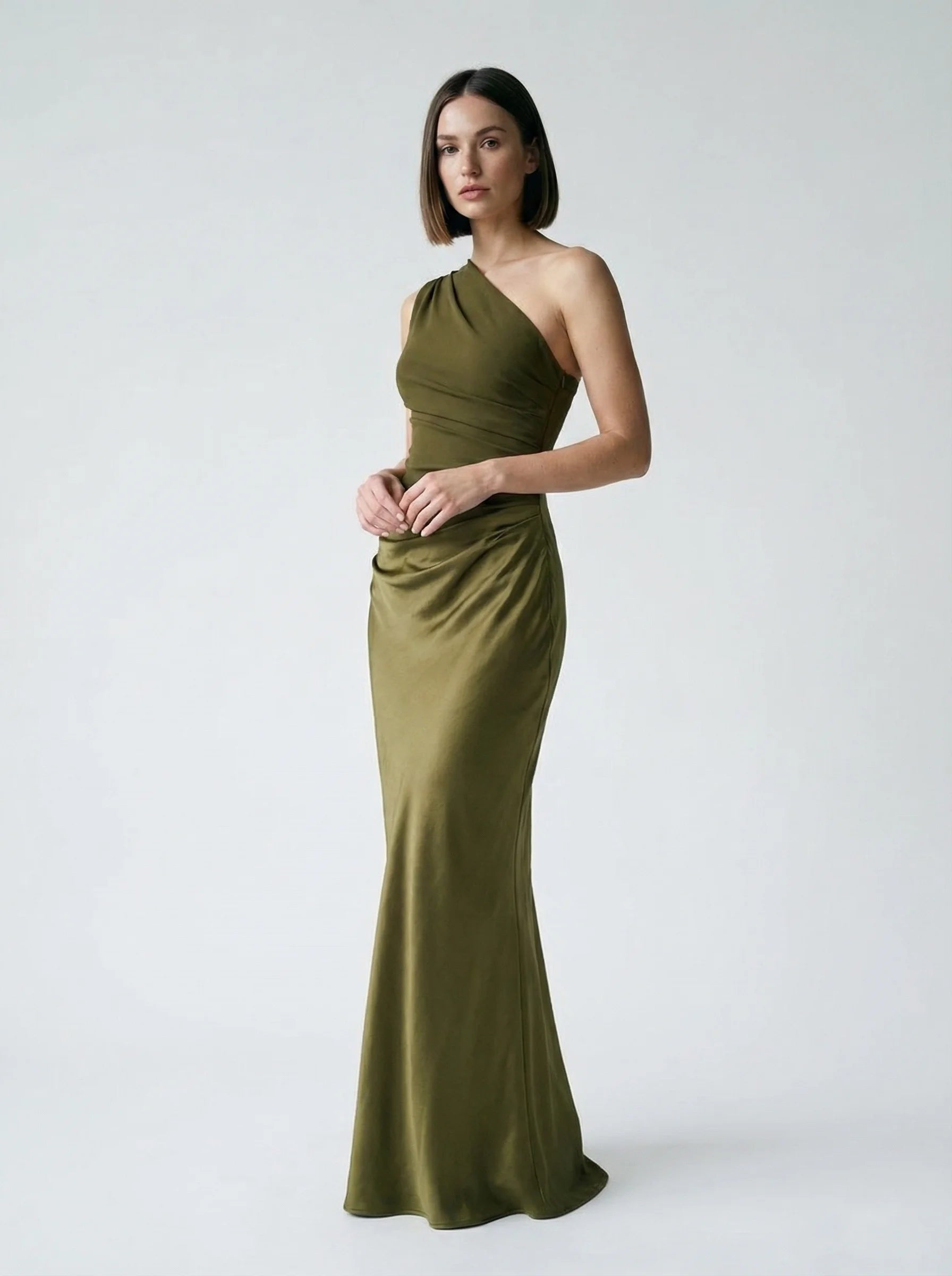 Women Dress | Maxi One Shoulder Dress