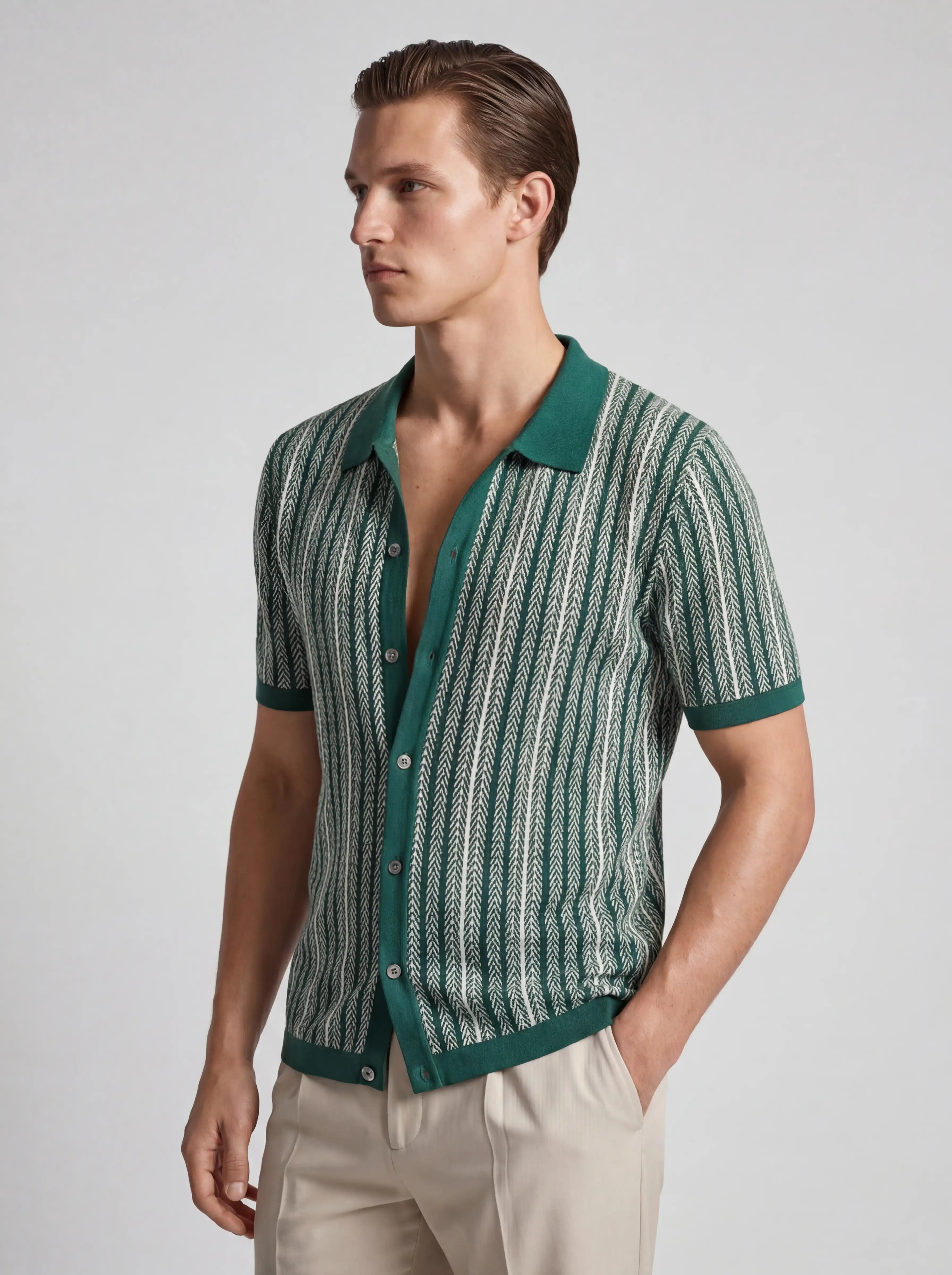 Shirt For Men | Short Sleeve Button Shirt
