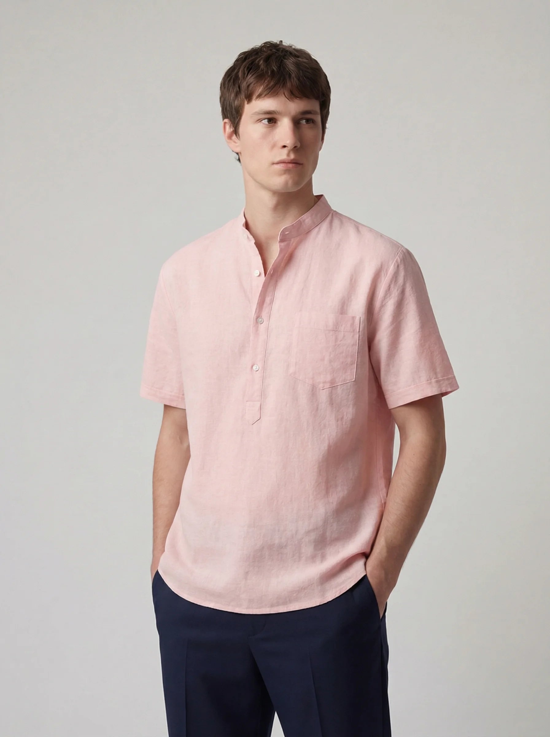 Mens Casual Shirt | Loose Fit Beach Shirt