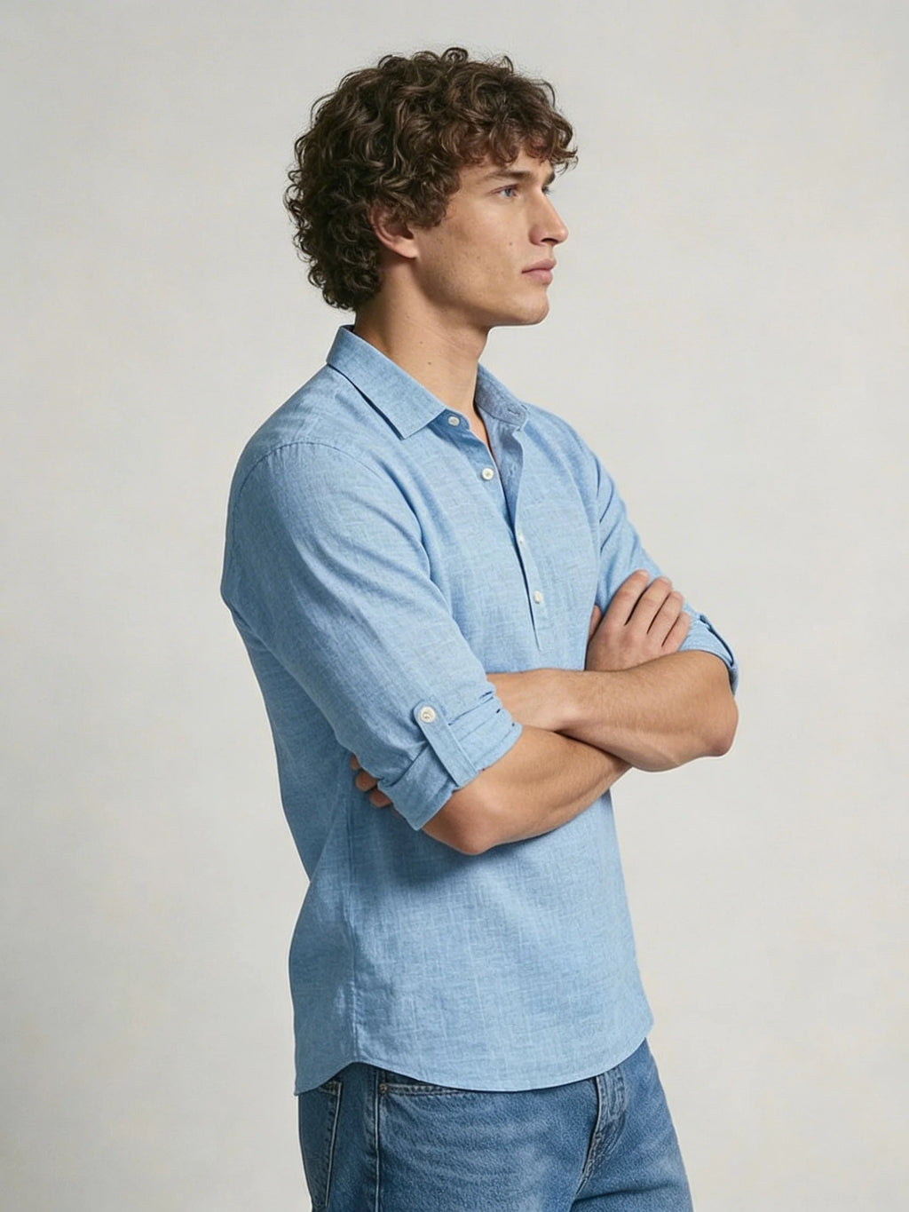 Mens Polo Shirt | Long Sleeve Polo Shirt