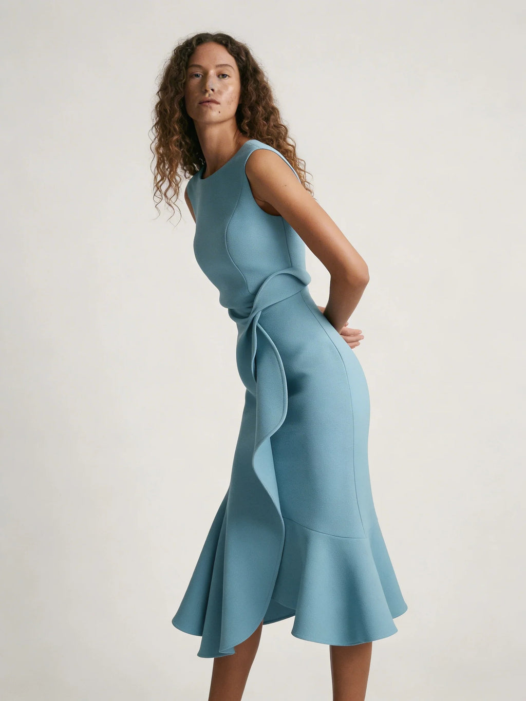 Women Dress | Midi Pleated Dress
