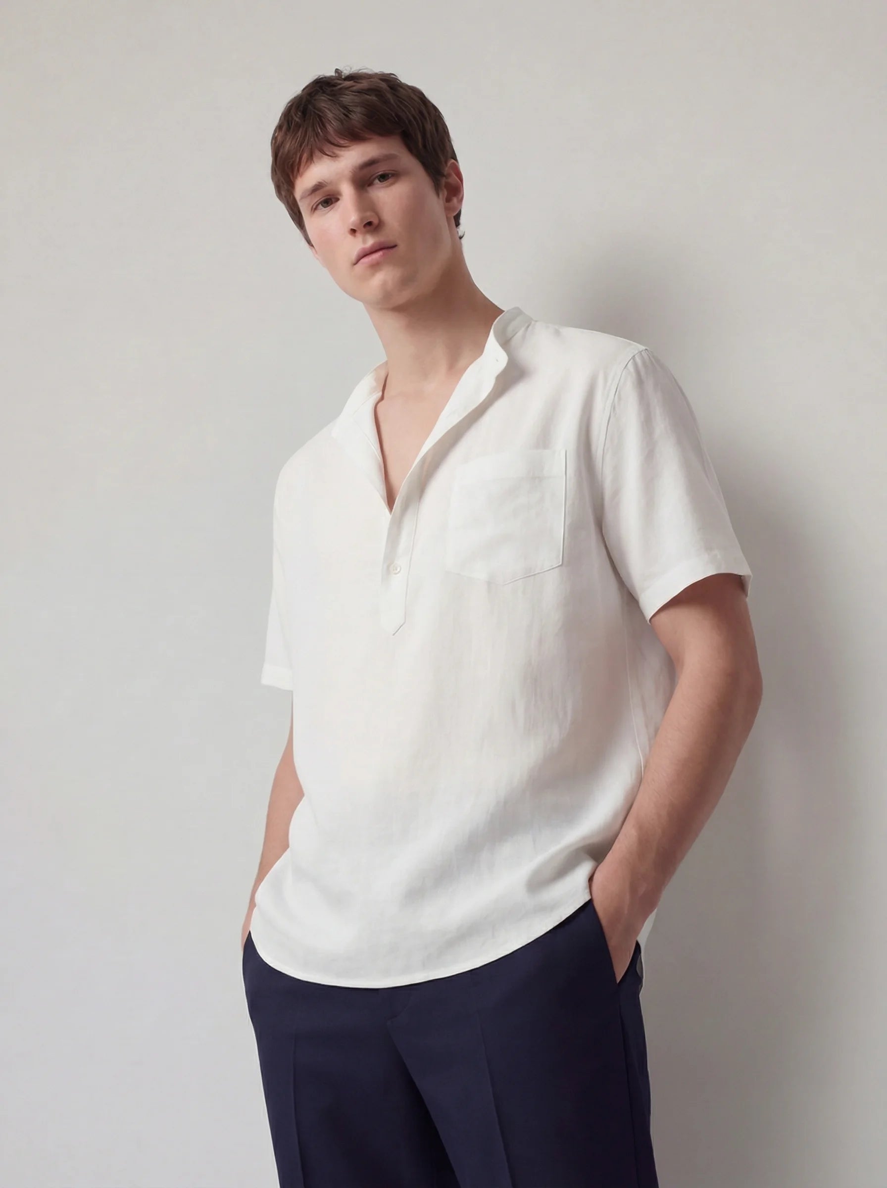 Mens Casual Shirt | Loose Fit Beach Shirt