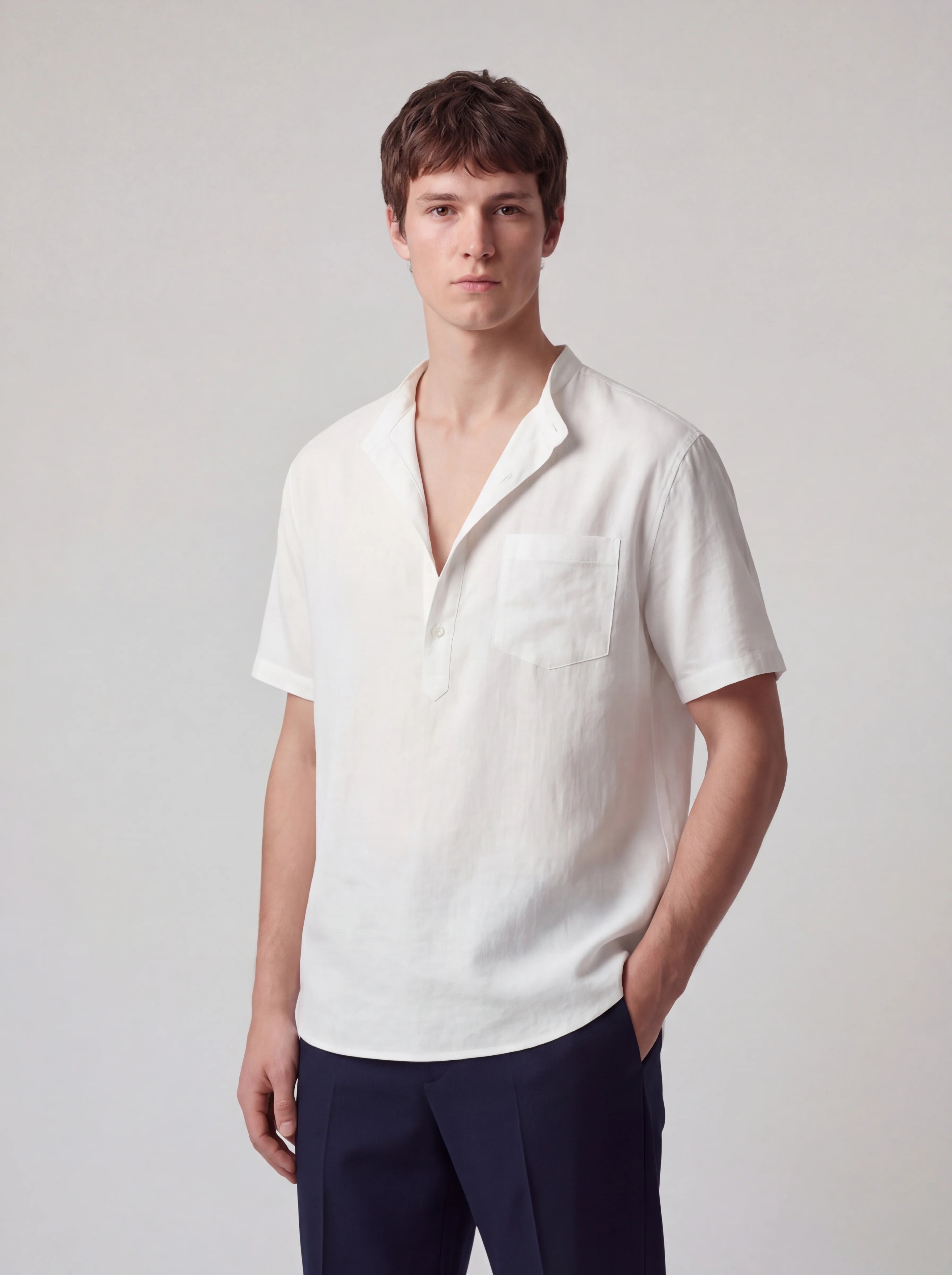 Mens Casual Shirt | Loose Fit Beach Shirt