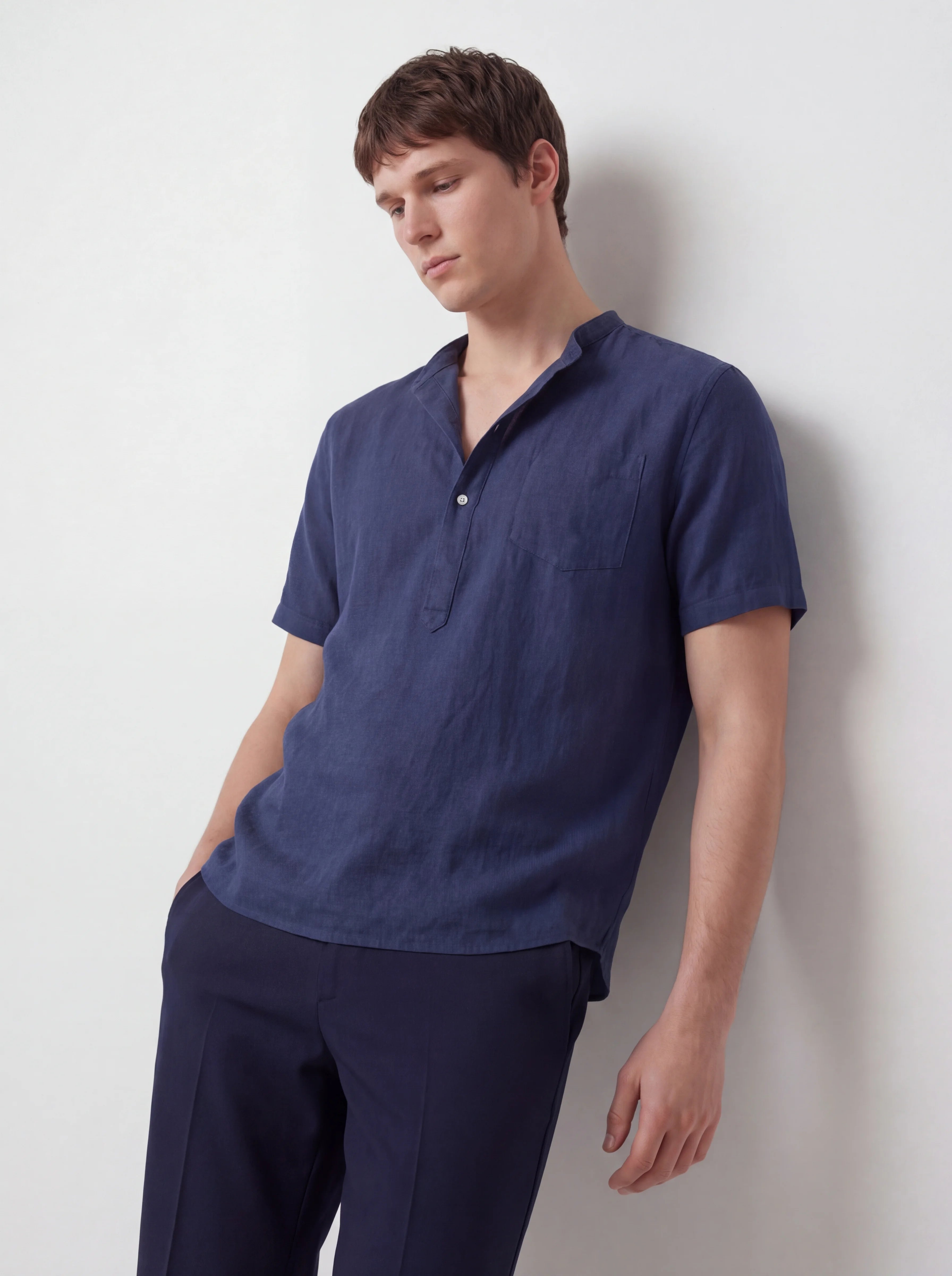 Mens Casual Shirt | Loose Fit Beach Shirt