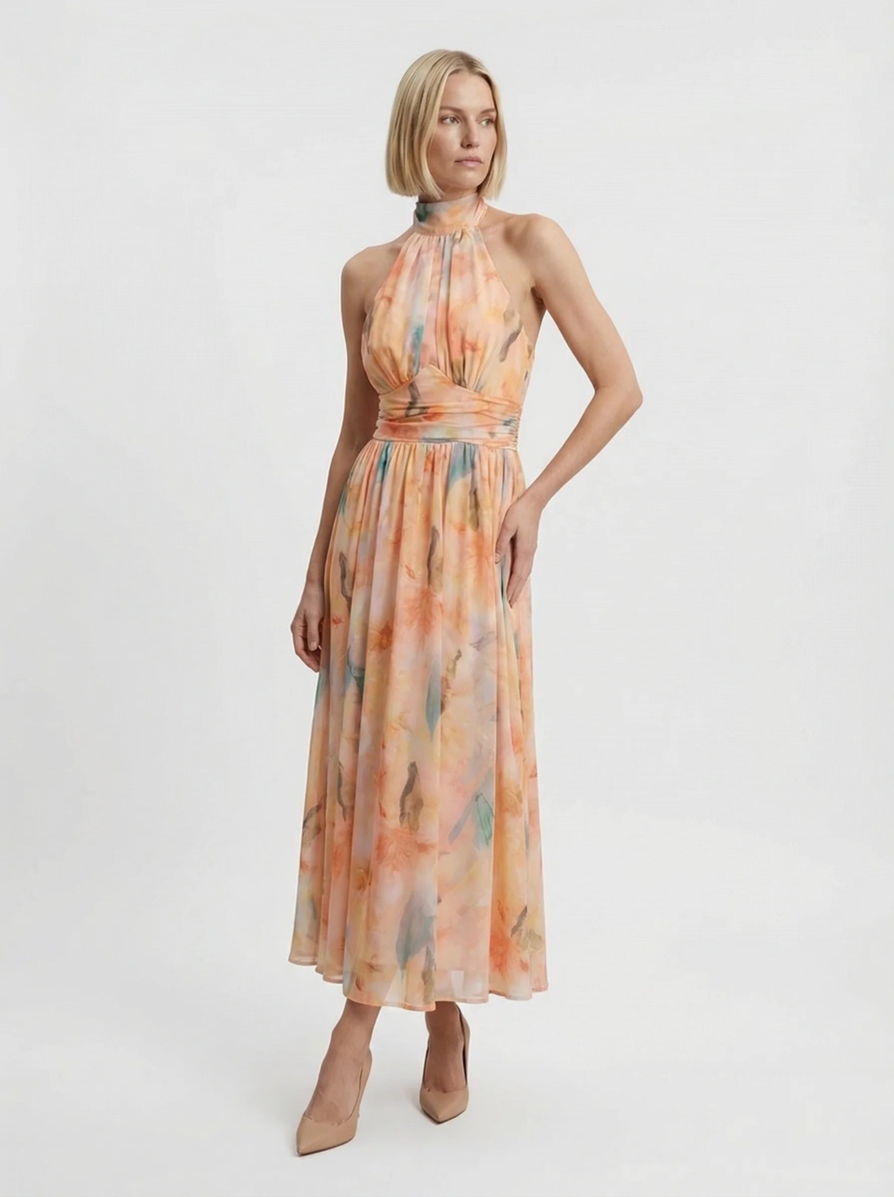 Women Dress | Halter Neck Summer Dress
