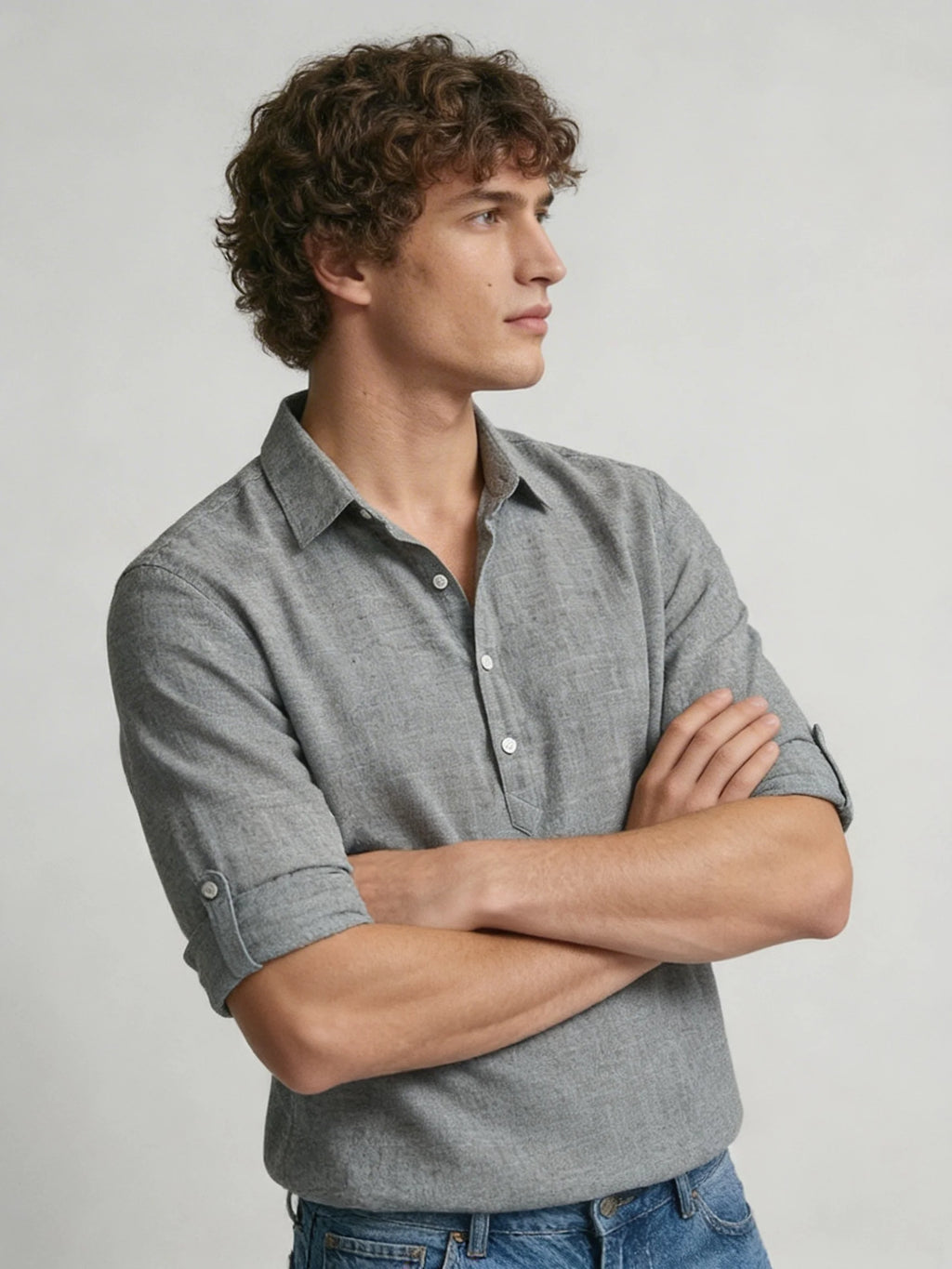 Mens Polo Shirt | Long Sleeve Polo Shirt