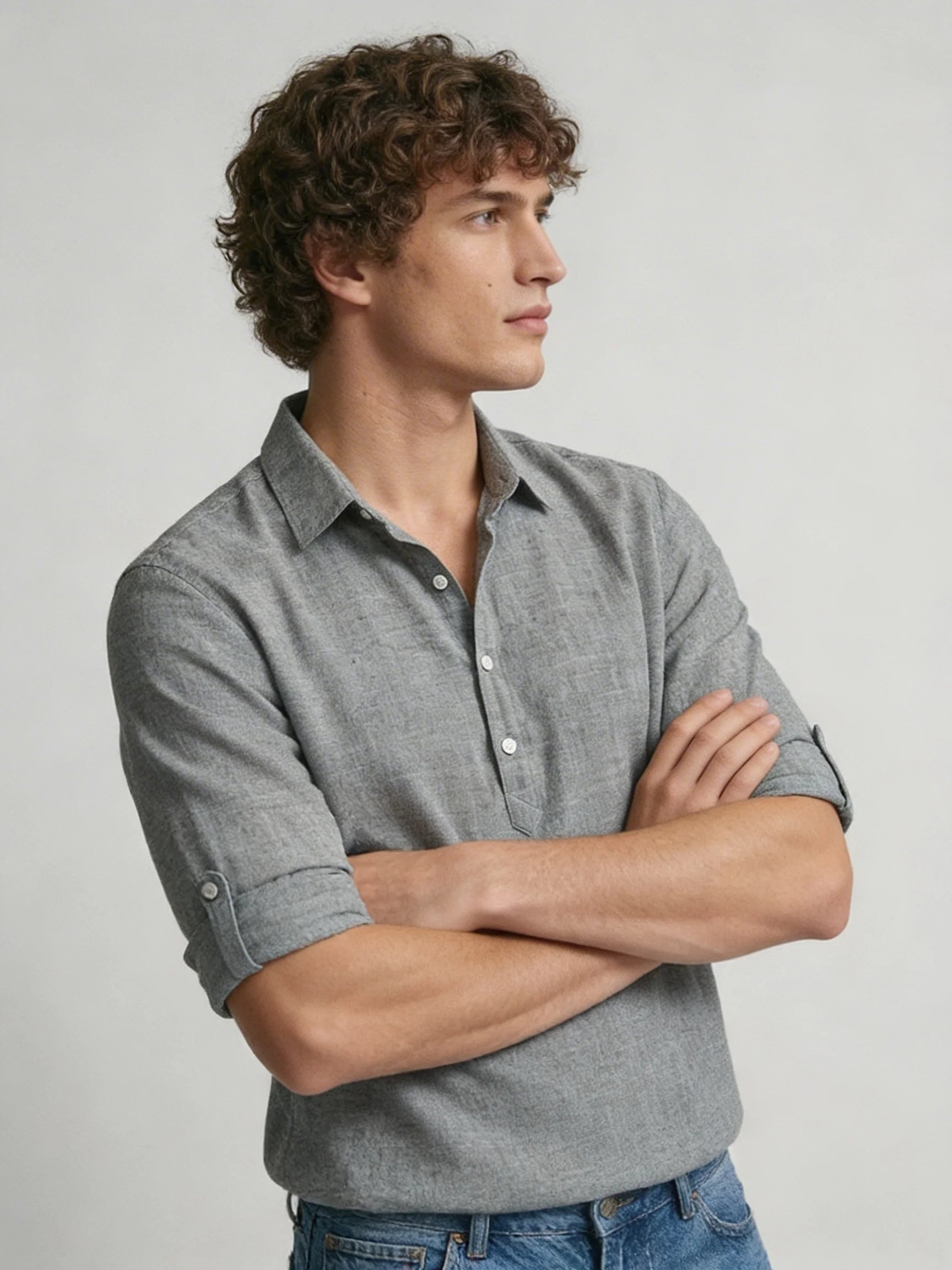 Mens Polo Shirt | Long Sleeve Polo Shirt