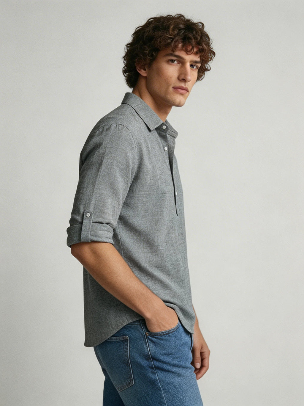 Mens Polo Shirt | Long Sleeve Polo Shirt