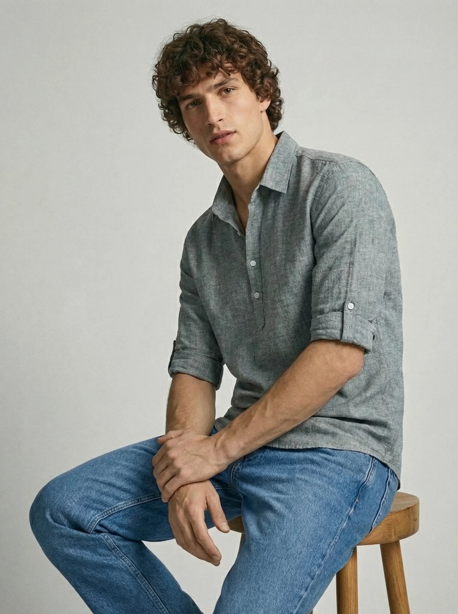 Mens Polo Shirt | Long Sleeve Polo Shirt