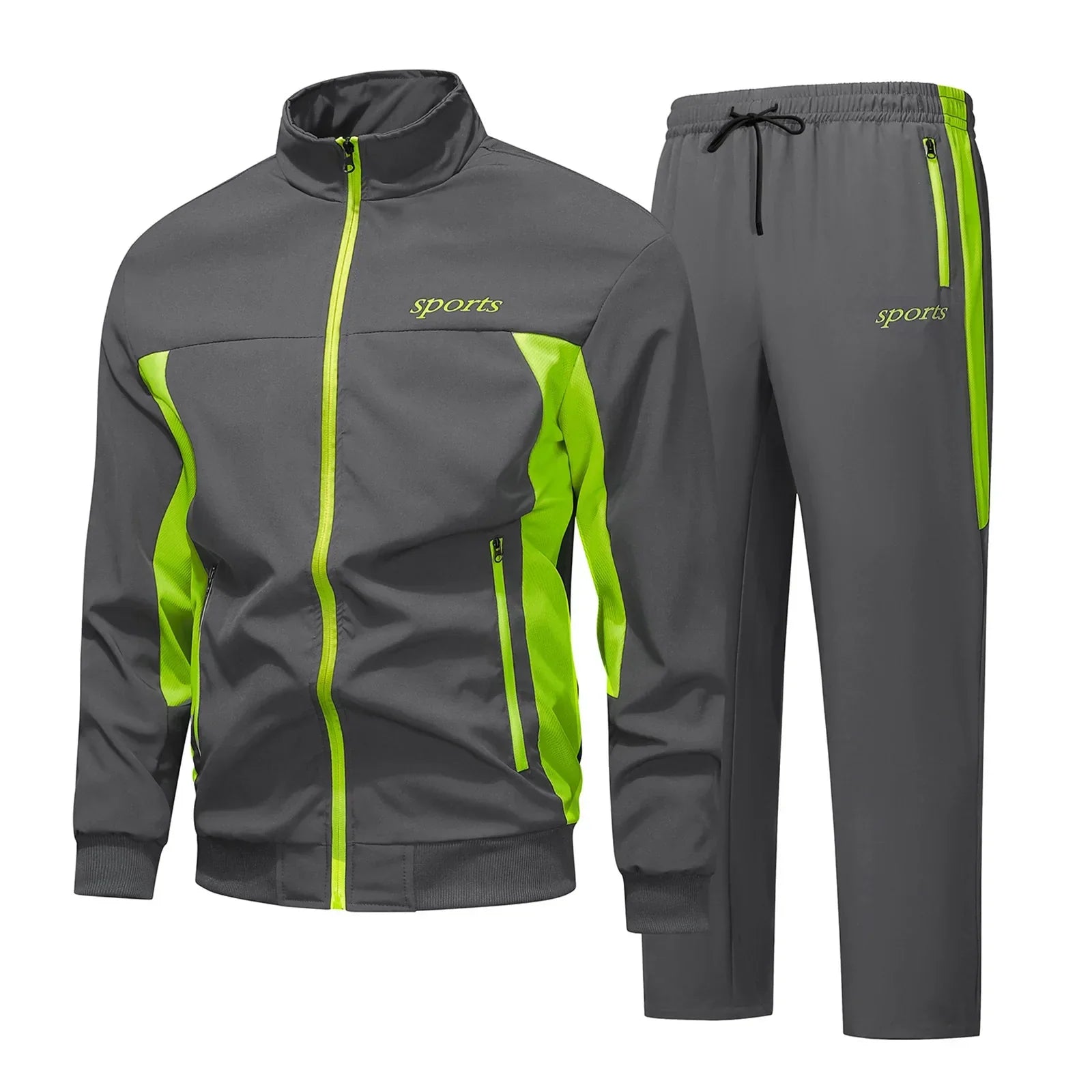 Men's Full-Zip Tracksuit Set | Stand Collar · Faylori