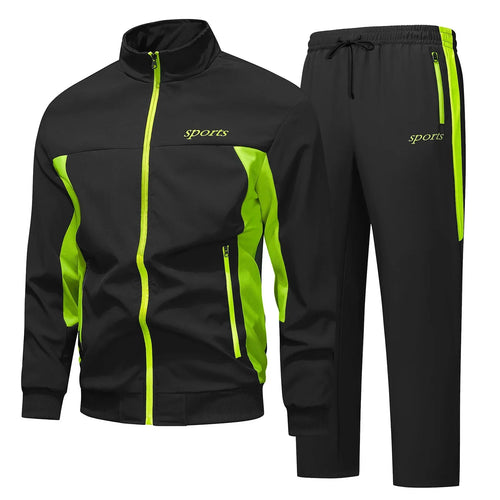 Men's Full-Zip Tracksuit Set | Stand Collar · Faylori