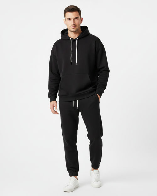 Men's Hooded Sweatsuit Set | Drawstring Joggers · Faylori