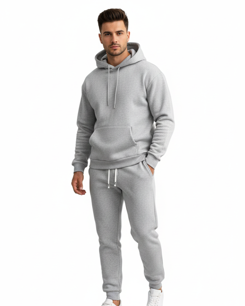 Men's Hooded Sweatsuit Set | Drawstring Joggers · Faylori