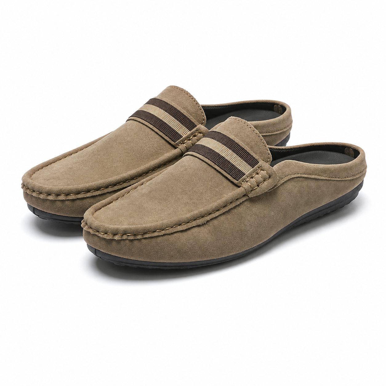 Men's Slip-On Loafers | Open Heel · Faylori