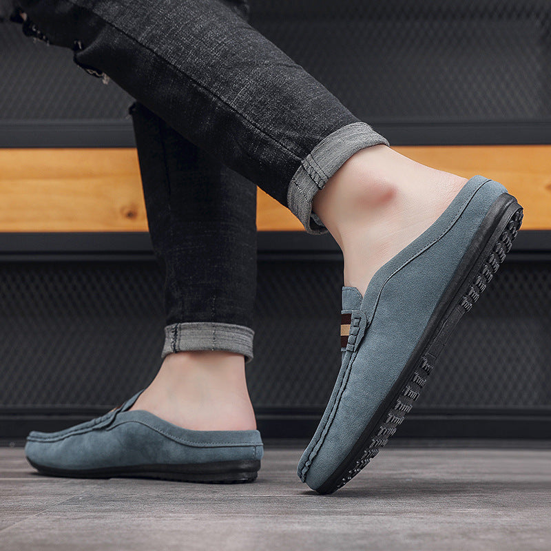 Men's Slip-On Loafers | Open Heel · Faylori