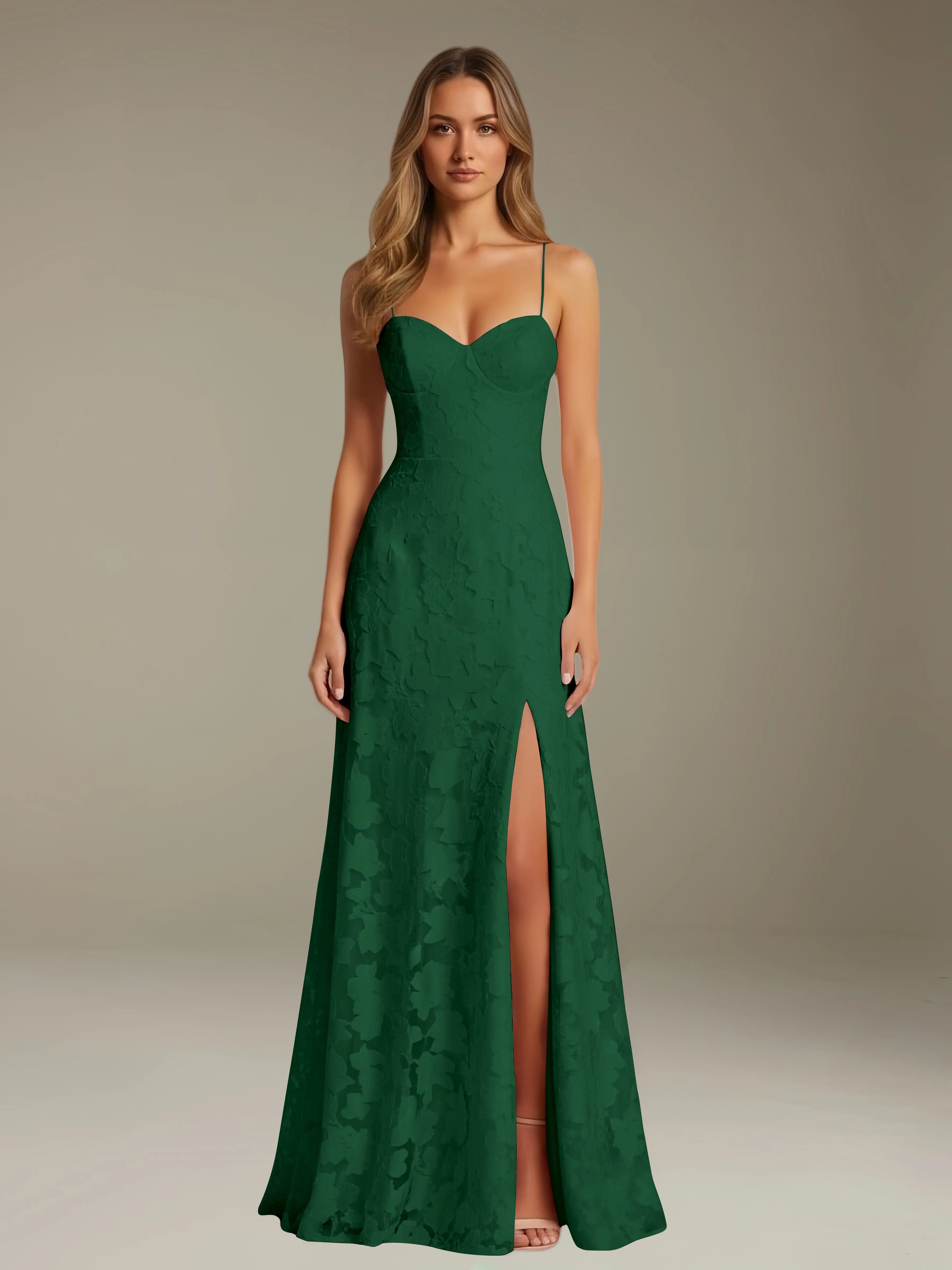 Vivienne | Women's Sweetheart Gown | Side Slit · Faylori