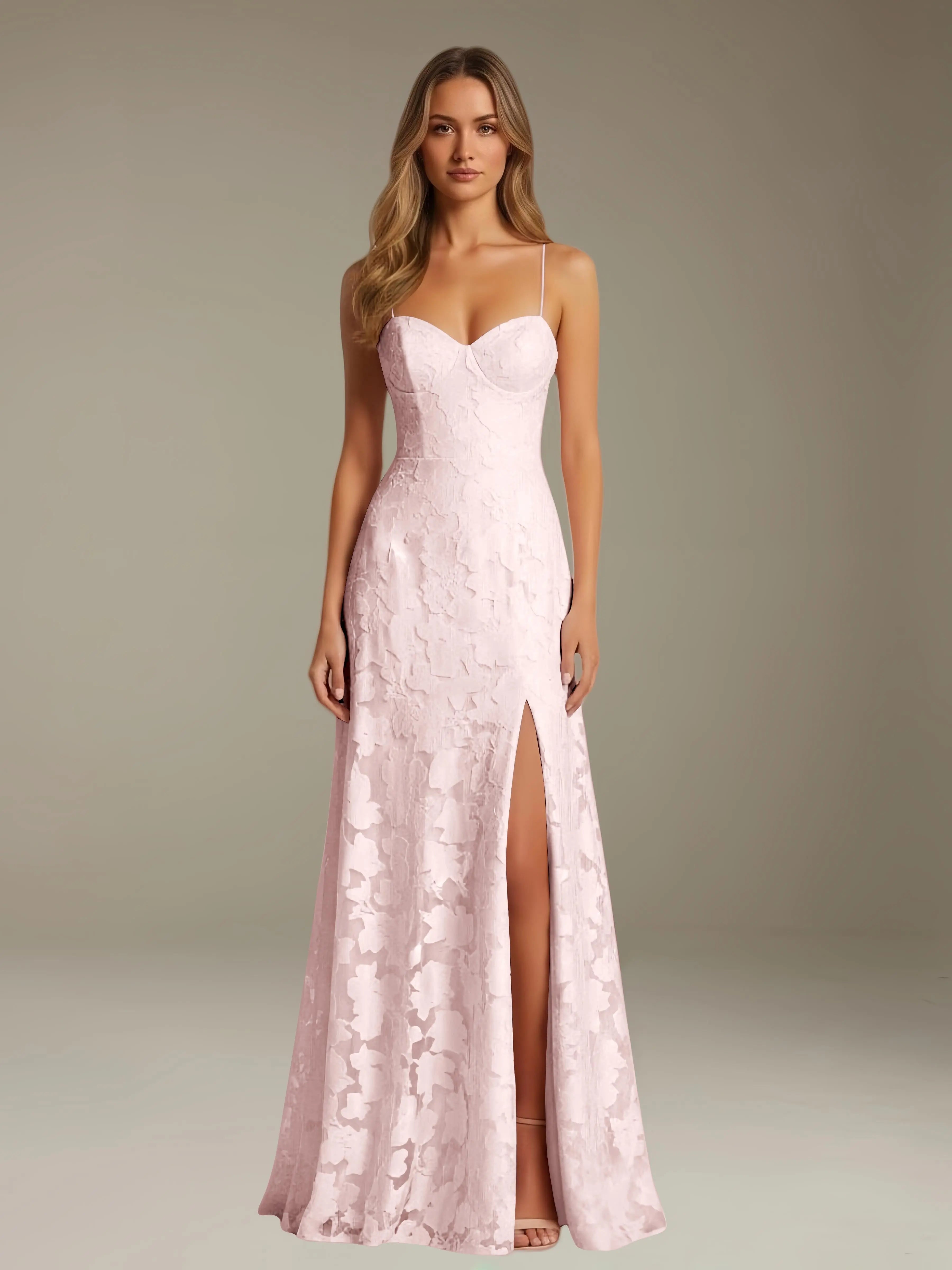 Vivienne | Women's Sweetheart Gown | Side Slit · Faylori