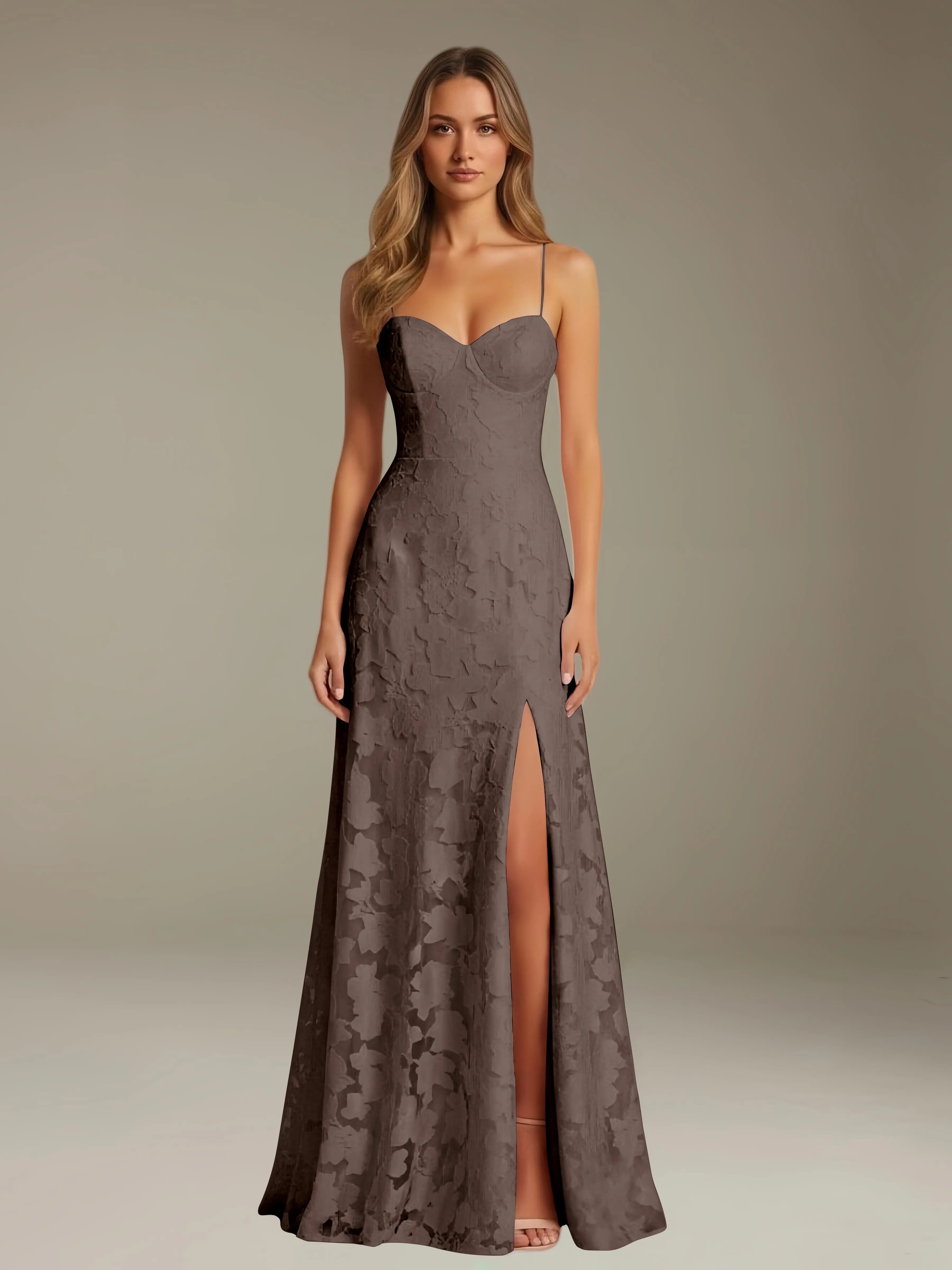 Vivienne | Women's Sweetheart Gown | Side Slit · Faylori
