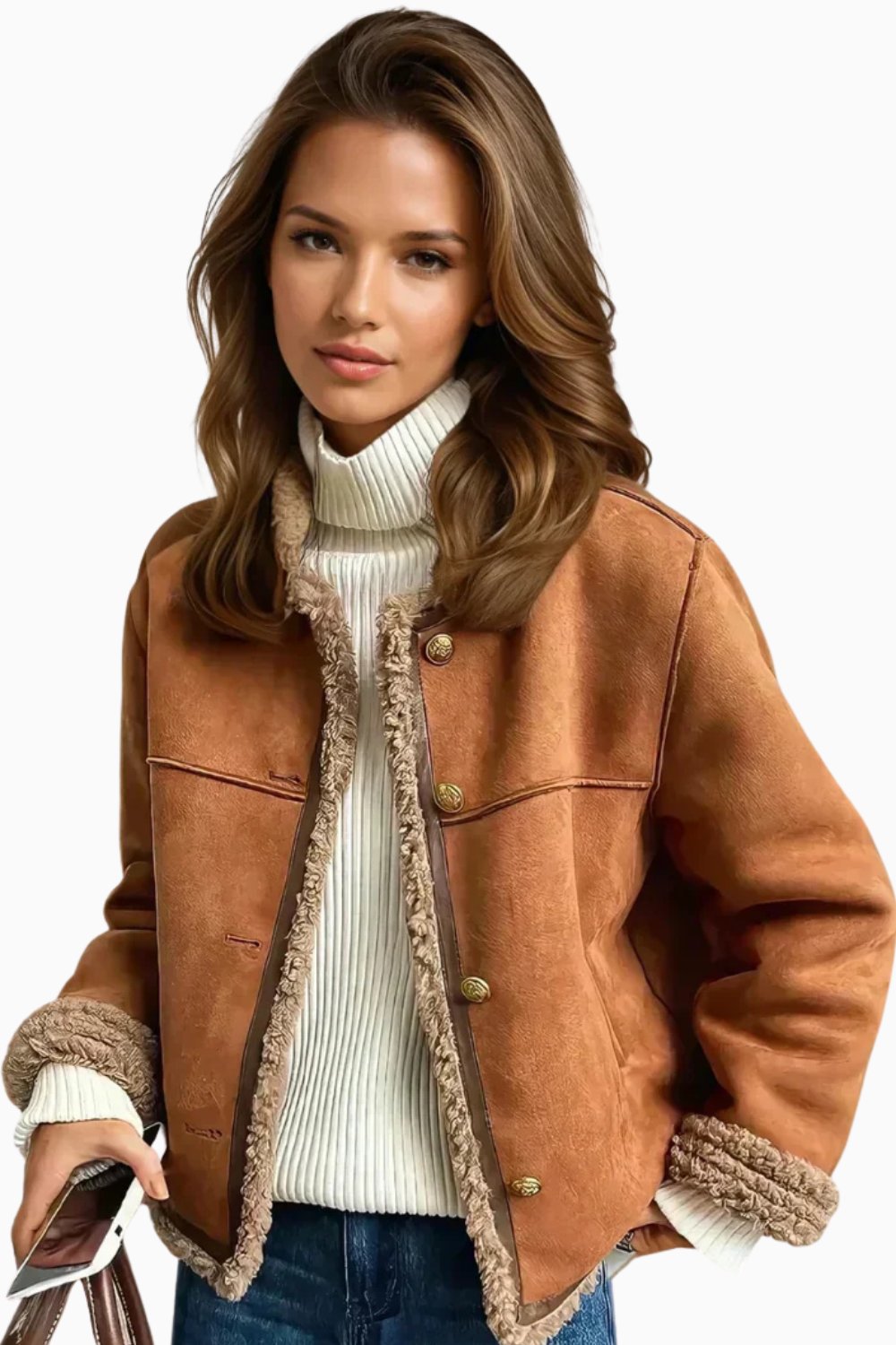 Women's Cropped Jacket | Button Front · Faylori