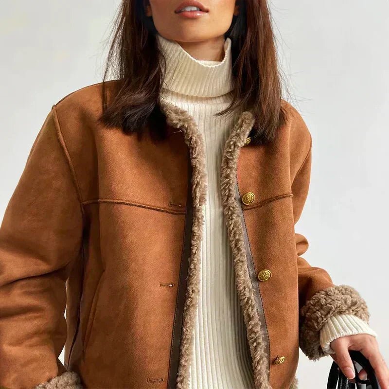 Women's Cropped Jacket | Button Front · Faylori