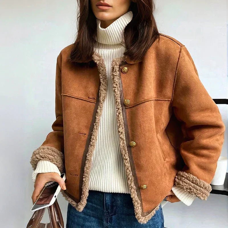 Women's Cropped Jacket | Button Front · Faylori