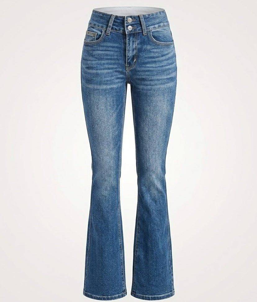 Women's Flare Jeans | Double-Button Waist · Faylori