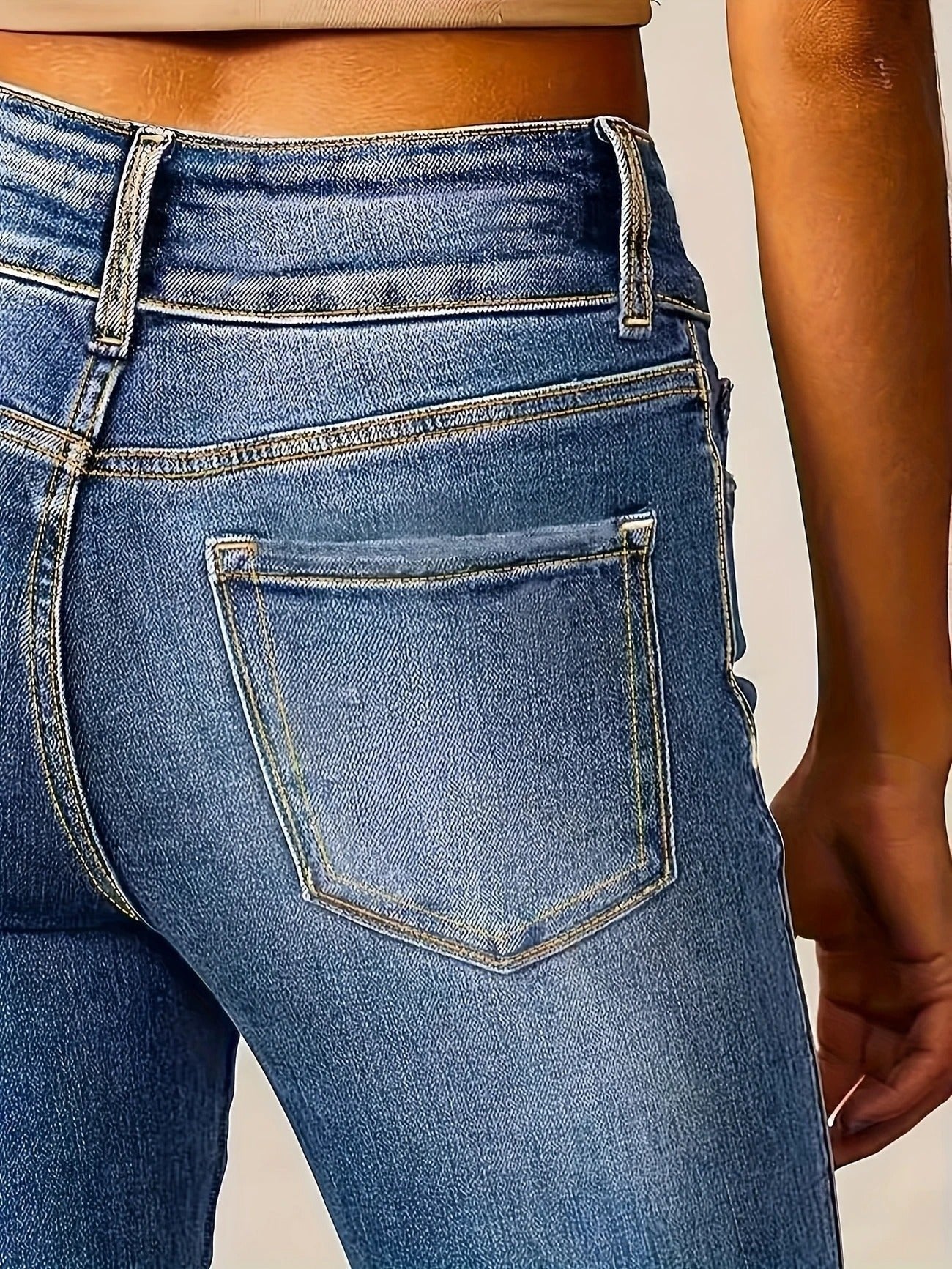 Women's Flare Jeans | Double-Button Waist · Faylori
