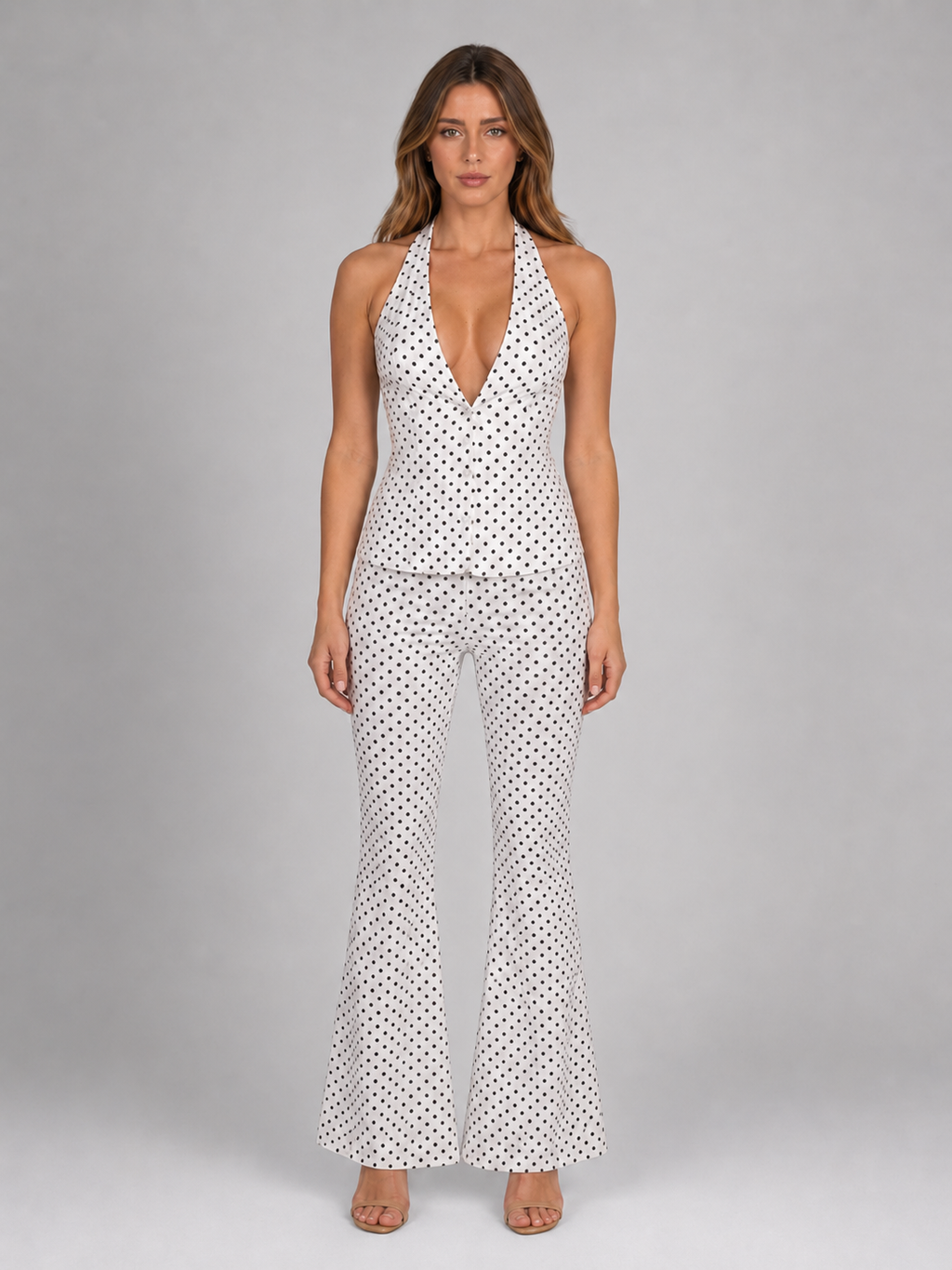 Women's Halter Set | Polka Dot · Faylori