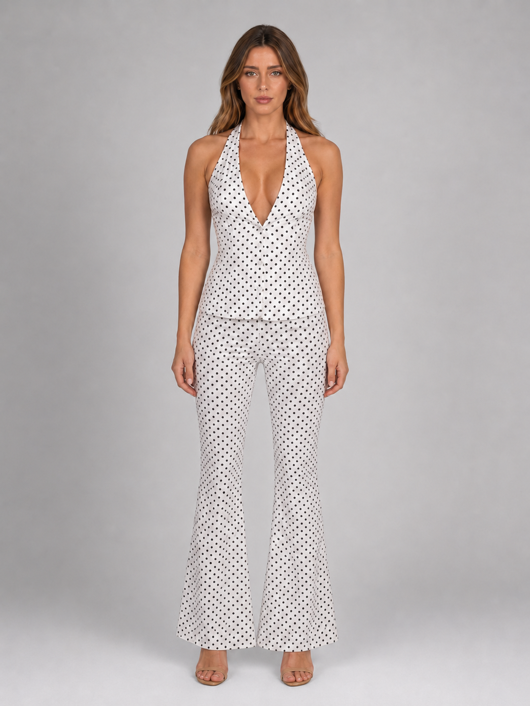 Women's Halter Set | Polka Dot · Faylori