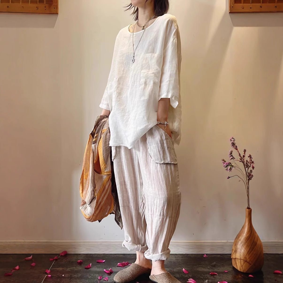 Women's Oversized Tunic | Patch Pocket · Faylori