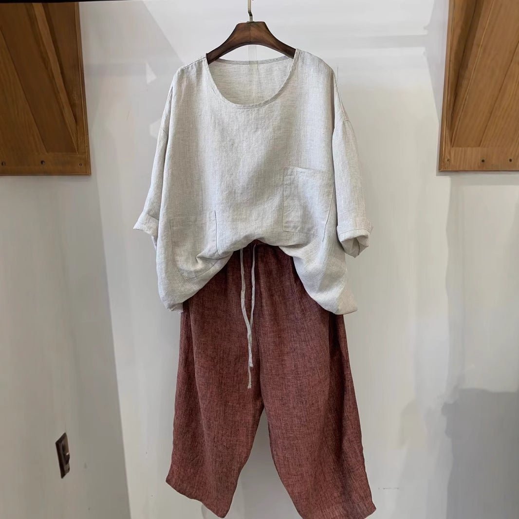Women's Oversized Tunic | Patch Pocket · Faylori