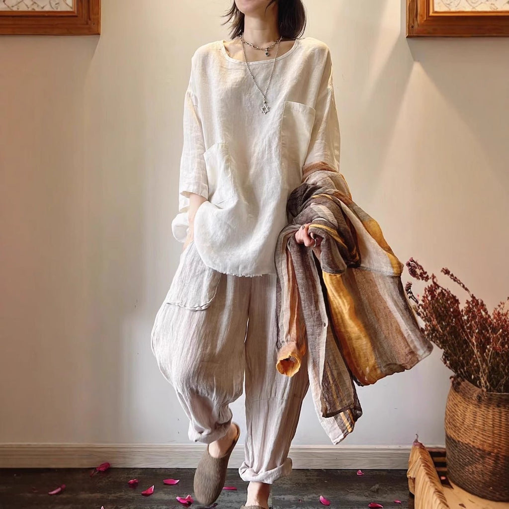 Women's Oversized Tunic | Patch Pocket · Faylori