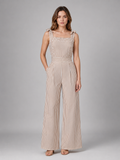 Women's Striped Jumpsuit | Tie Straps · Faylori