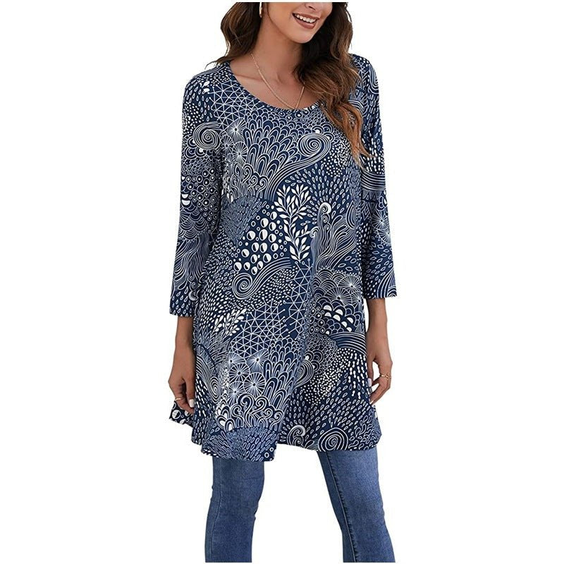 Women's Swing Tunic | Mandala Print · Faylori
