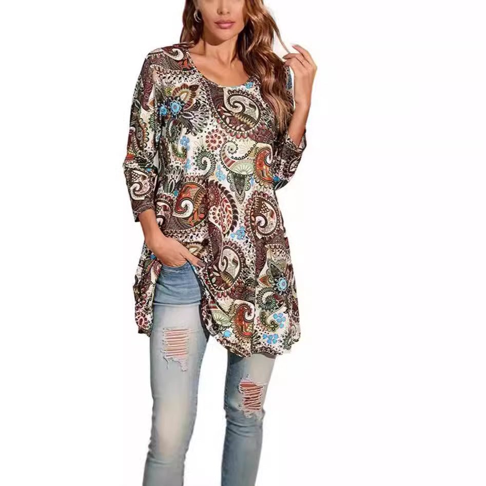 Women's Swing Tunic | Mandala Print · Faylori