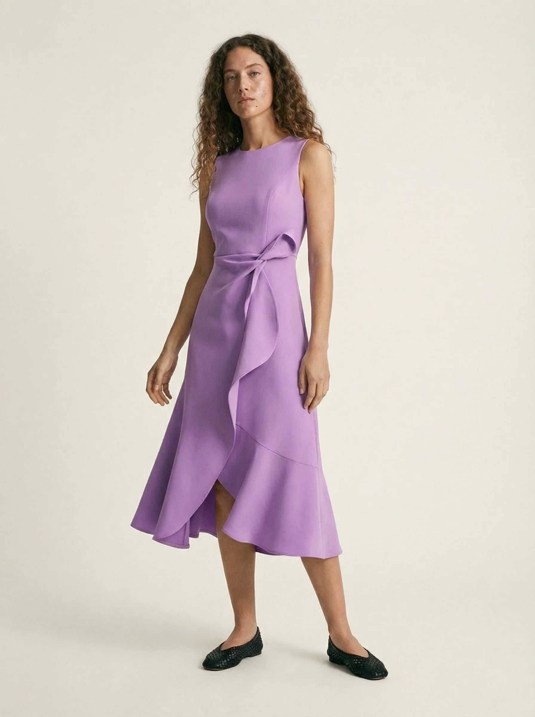 Women Dress | Midi Pleated Dress